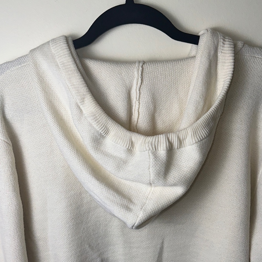 Pretty Little Thing Cream Hoodie Sweater Size XL - Picture 7 of 7